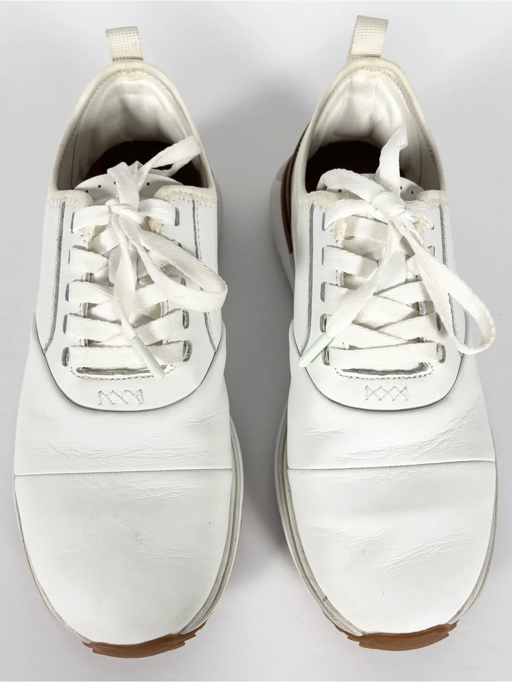 TRUE Linkswear Pro White Waterproof Full Grain Leather Spikeless Golf Shoe‎